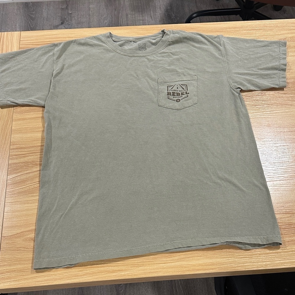 Rebels Men's Olive Short Sleeve Tee